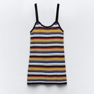 Crochet Mini Dress Zara